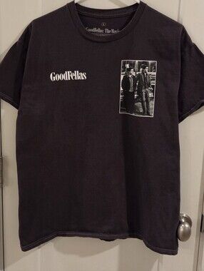 Goodfellas The Movie 30-Years in The Life T-Shirt - Black & White - Size Large -
